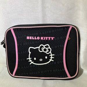 Hello kitty iPad Protective Sleeve, Black & Pink, Tech Accessory